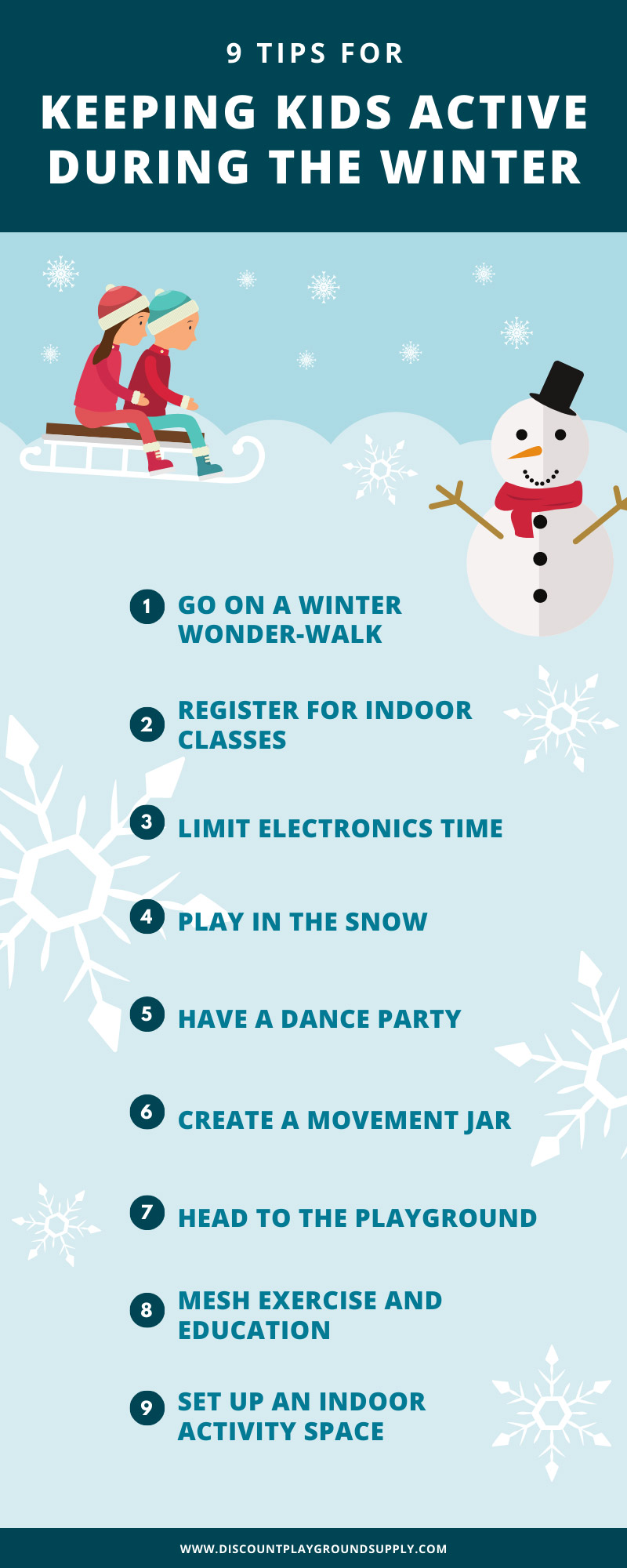 How to Keep Kids Active During the Winter