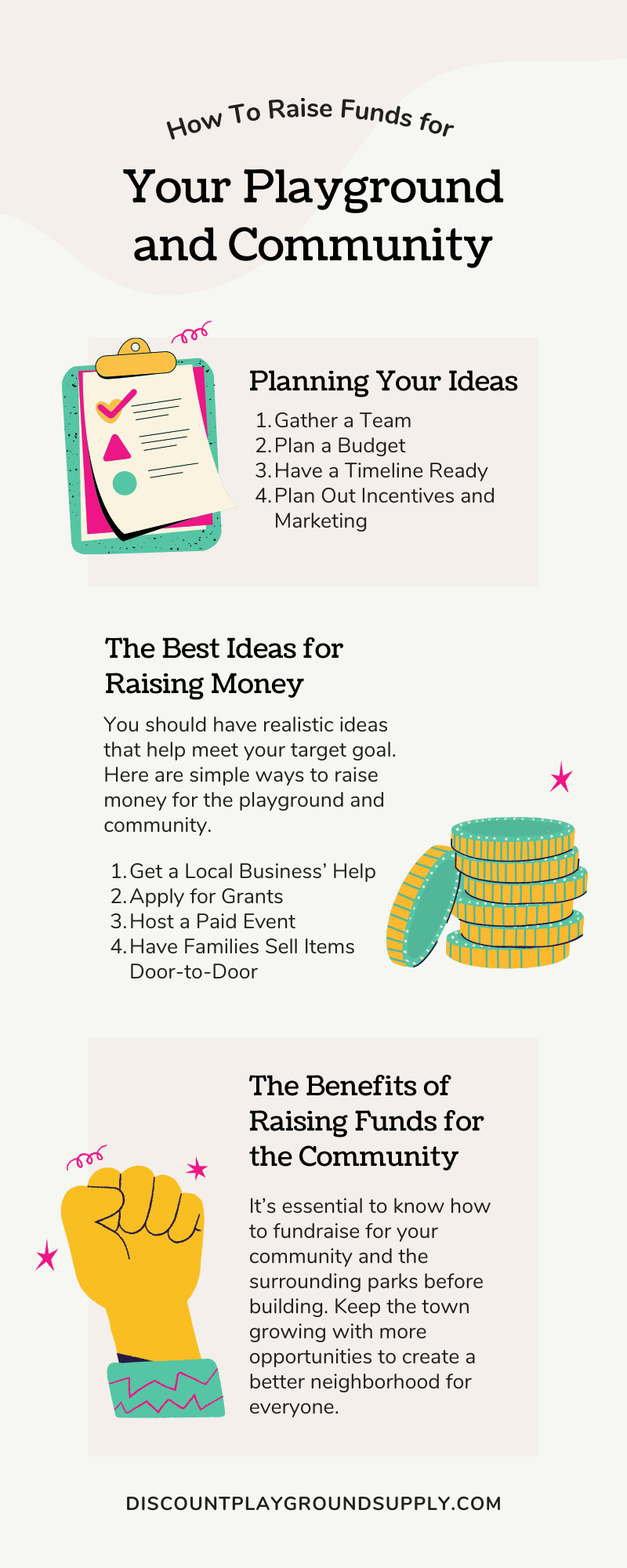 How To Raise Funds for Your Playground and Community