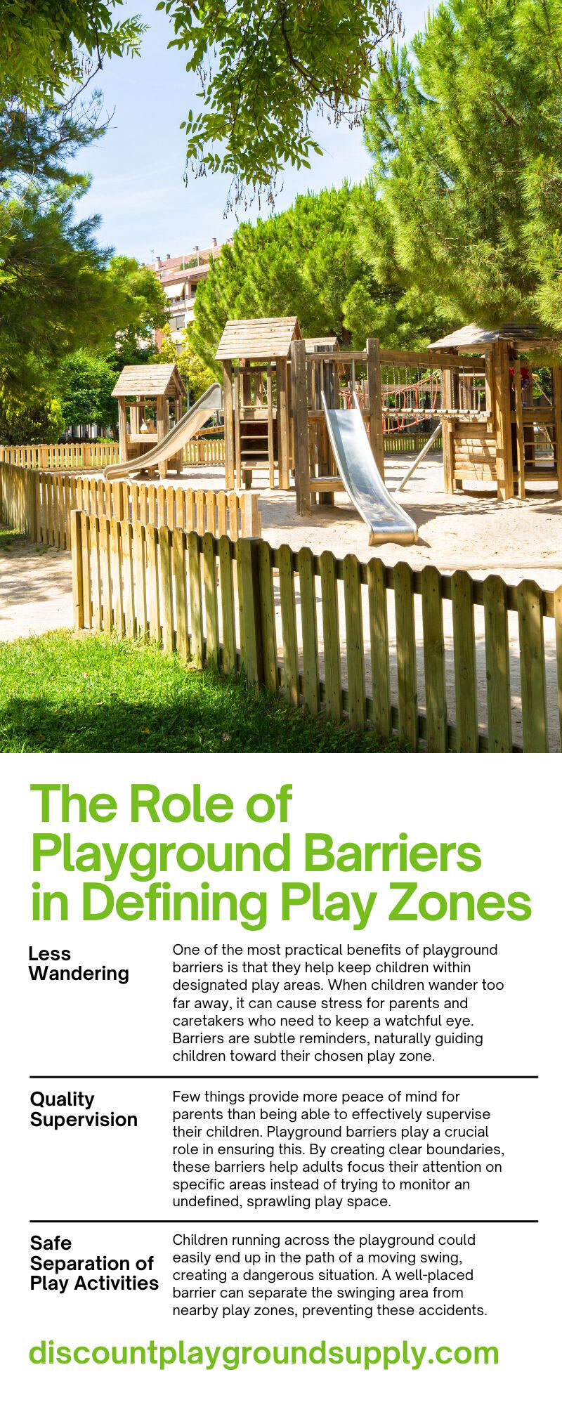 The Role of Playground Barriers in Defining Play Zones