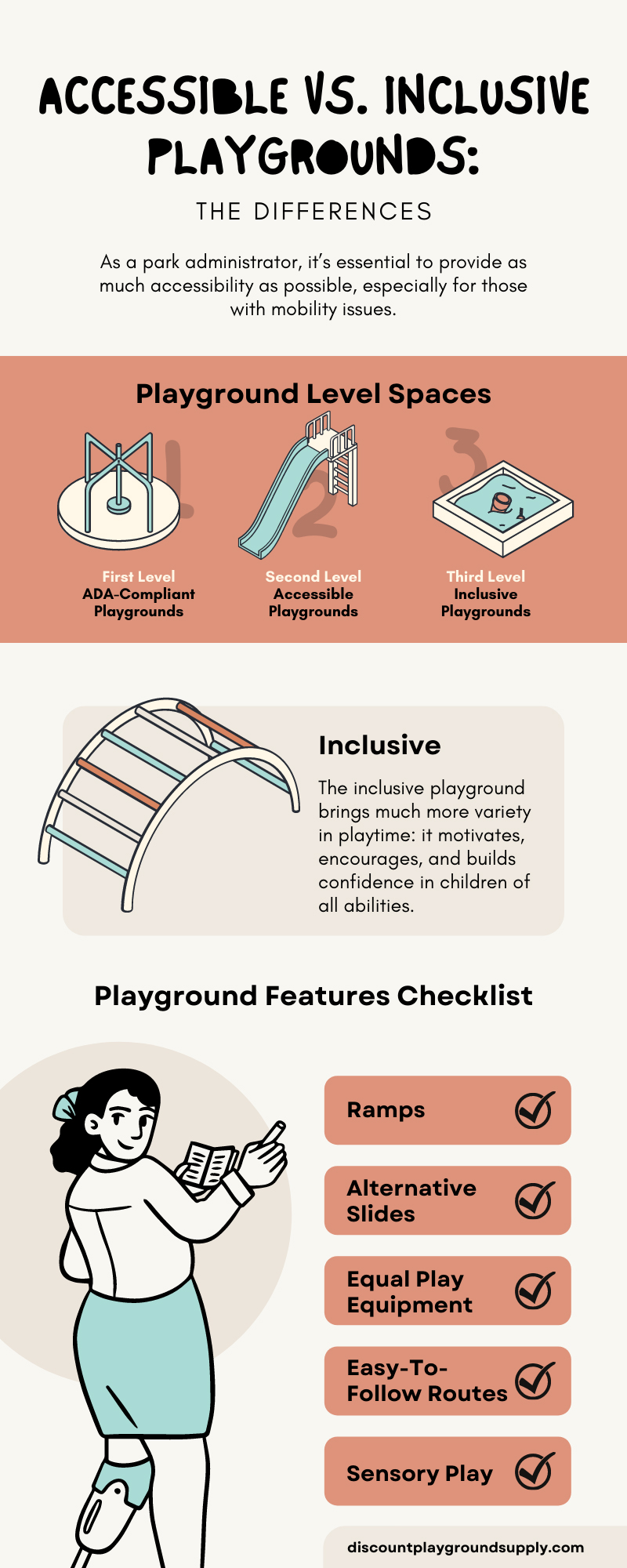 Accessible vs. Inclusive Playgrounds: The Differences